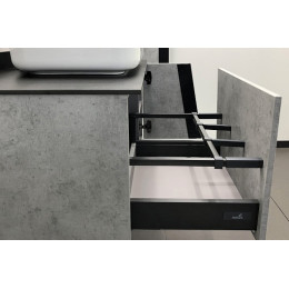 Comforty Тумба с раковиной Эдинбург 90 T-Y9378 подвесная бетон светлый