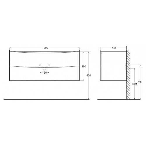 BelBagno Мебель для ванной Acqua 120 Rovere Rustico