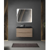 BelBagno Тумба с раковиной Marino 80 подвесная Rovere Bianco с раковиной 80/45 AST-NERO