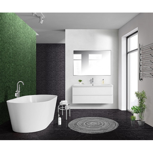 BelBagno Мебель для ванной Albano 120 подвесная Bianco Lucido