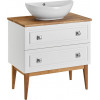 ASB-Woodline Мебель для ванной Каталина 80 white