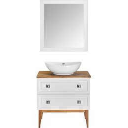 ASB-Woodline Мебель для ванной Каталина 80 white