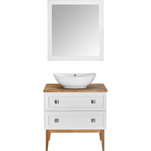 ASB-Woodline Мебель для ванной Каталина 80 white
