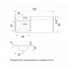 Misty Тумба с раковиной Фостер 120 R с 3 ящиками