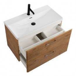 BelBagno Тумба с раковиной Due 80 подвесная Rovere Nature