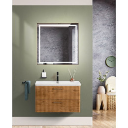 BelBagno Тумба с раковиной Due 80 подвесная Rovere Nature