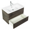 BelBagno Тумба с раковиной Albano-Cer 80 подвесная Rovere Nature Grigio
