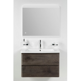 BelBagno Тумба с раковиной Albano-Cer 80 подвесная Rovere Nature Grigio