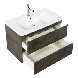 BelBagno Тумба с раковиной Albano-Cer 80 подвесная Rovere Nature Grigio