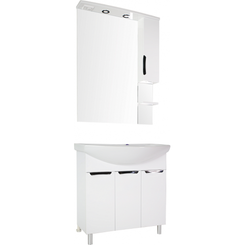 ASB-Mebel Мебель для ванной Мессина 80/3 белая