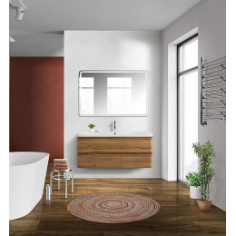 BelBagno Тумба с раковиной Albano 120 подвесная Rovere Rustico