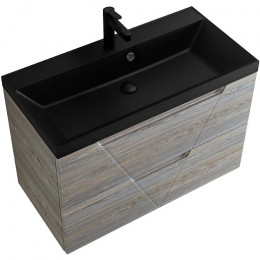 BelBagno Тумба с раковиной Vittoria 90 подвесная Pino с раковиной BB900/450-LV-ART-AST-NERO