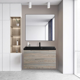 BelBagno Тумба с раковиной Vittoria 90 подвесная Pino с раковиной BB900/450-LV-ART-AST-NERO