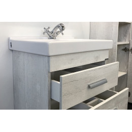 Comforty Мебель для ванной Никосия 60Н дуб белый