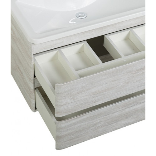 BelBagno Тумба с раковиной Albano 100 подвесная Rovere Vintage Bianco