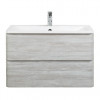 BelBagno Тумба с раковиной Albano 100 подвесная Rovere Vintage Bianco