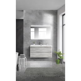 BelBagno Тумба с раковиной Albano 100 подвесная Rovere Vintage Bianco