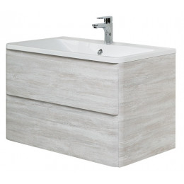 BelBagno Тумба с раковиной Albano 100 подвесная Rovere Vintage Bianco