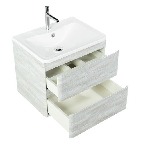 BelBagno Тумба с раковиной Albano 60 подвесная Rovere Vintage Bianco