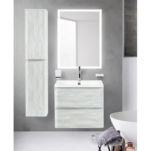 BelBagno Тумба с раковиной Albano 60 подвесная Rovere Vintage Bianco