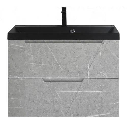 BelBagno Тумба с раковиной Vittoria 80 подвесная Toros Bianco с раковиной BB800/450-LV-ART-AST-NERO