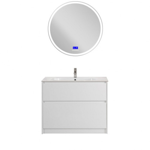 BelBagno Тумба с раковиной Kraft 100 напольная Bianco Opaco с раковиной LOV-1000-LVB