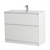 BelBagno Тумба с раковиной Kraft 100 напольная Bianco Opaco с раковиной LOV-1000-LVB