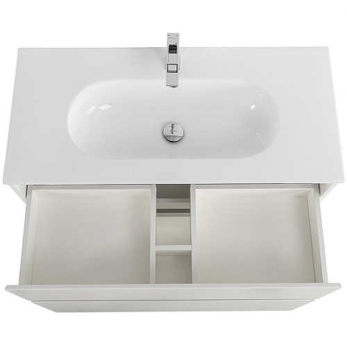 BelBagno Тумба с раковиной Kraft 100 напольная Bianco Opaco с раковиной LOV-1000-LVB
