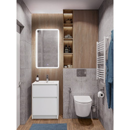 BelBagno Тумба с раковиной Kraft 39 50 напольная Bianco Opaco