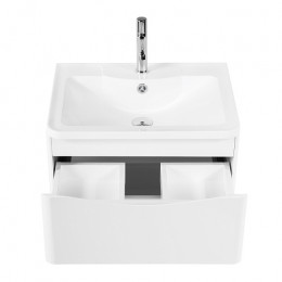 BelBagno Тумба с раковиной Acqua 60 подвесная Bianco Lucido