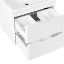 BelBagno Тумба с раковиной Acqua 60 подвесная Bianco Lucido