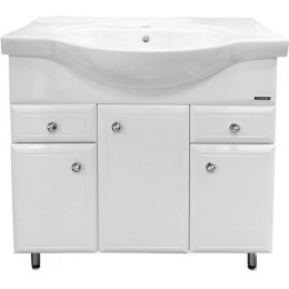 Comforty Тумба с раковиной Сочи 85 белая