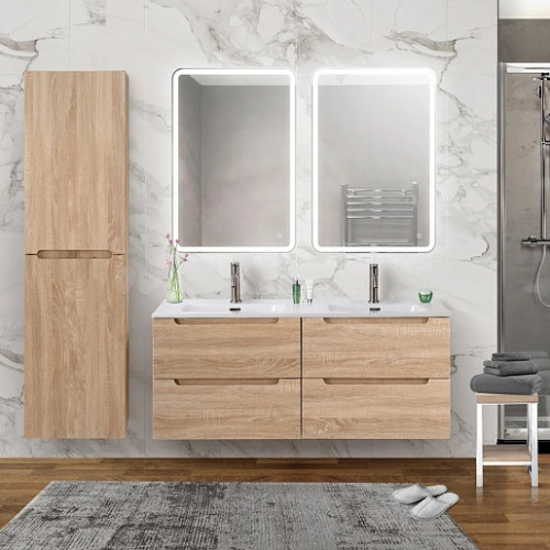 BelBagno Тумба с раковиной Etna 120 подвесная Rovere Bianco