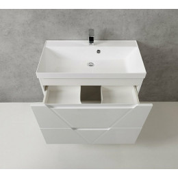 BelBagno Тумба с раковиной Vittoria 70 подвесная Bianco Opaco
