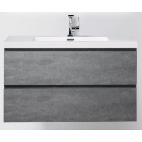 BelBagno Тумба для умывальника LUCE-1000 Stucco Cemento
