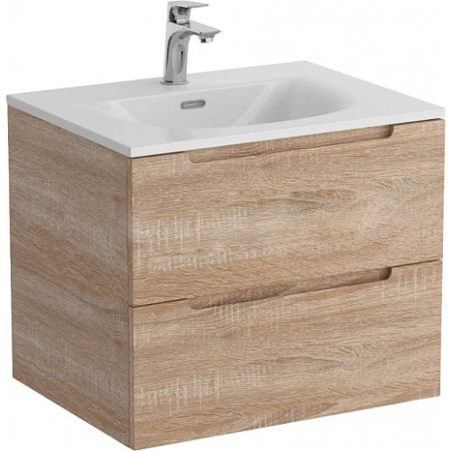BelBagno Тумба с раковиной Etna 70 подвесная Rovere Bianco с раковиной BB-8099-70