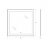 BelBagno Зеркало SPC-KRAFT-800-800-LED-TCH-WARM