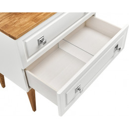 ASB-Woodline Тумба с раковиной Каталина 80 white