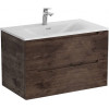 BelBagno Тумба с раковиной Etna 80 подвесная Rovere Moro с раковиной BB-8099-80