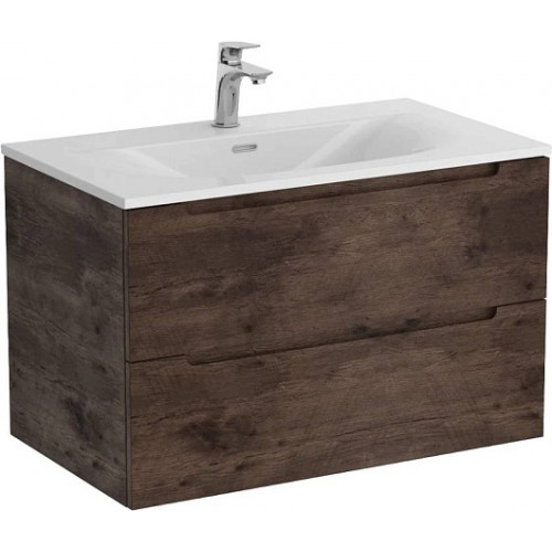 BelBagno Тумба с раковиной Etna 80 подвесная Rovere Moro с раковиной BB-8099-80