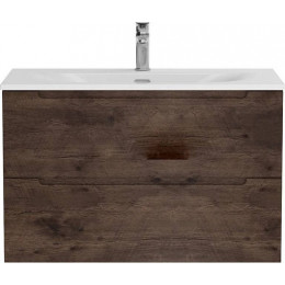 BelBagno Тумба с раковиной Etna 80 подвесная Rovere Moro с раковиной BB-8099-80