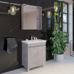 Comforty Тумба с раковиной Осло 70НД бетон светлый