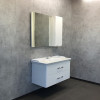 Comforty Зеркальный шкаф Неаполь 100 белый