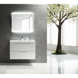 BelBagno Тумба с раковиной Vittoria 100 подвесная Bianco Opaco