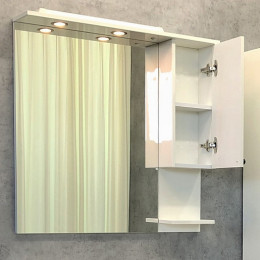 Comforty Зеркальный шкаф Севилья 85 R слоновая кость