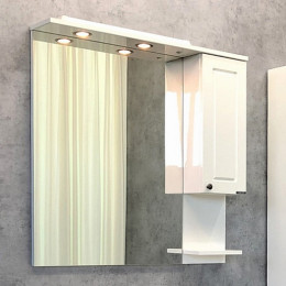 Comforty Зеркальный шкаф Севилья 85 R слоновая кость