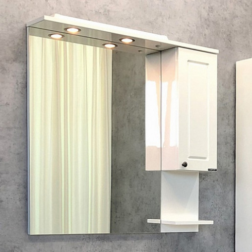 Comforty Зеркальный шкаф Севилья 85 R слоновая кость
