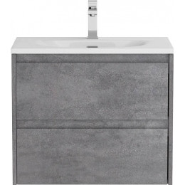 BelBagno Тумба с раковиной Kraft 39 80 подвесная Cemento Grigio с раковиной BB-8099-3-80