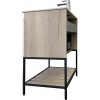 Comforty Мебель для ванной Страсбург 90 Quadro белая матовая/дуб дымчатый