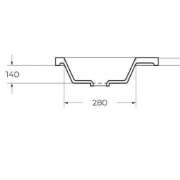 BelBagno Мебель для ванной Pietra mini 40 L Stucco Cemento, TCH